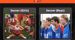 Desktop Screenshot of exactsports.com